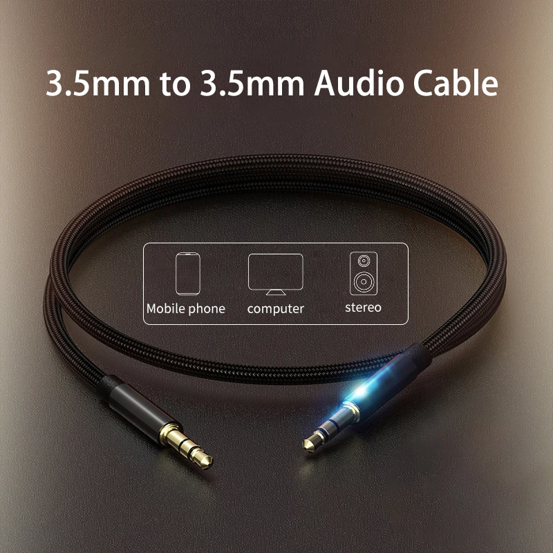 AUX Cable Jack 3.5mm Audio Cable 3.5 MM Jack Speaker Cable f