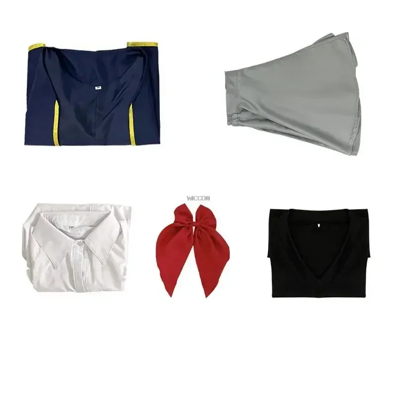 Аниме Oshi No Ko Ruby Косплей Костюм Парик Куртка Юбки Униформа Ai Hoshino Aqua Хэллоуин