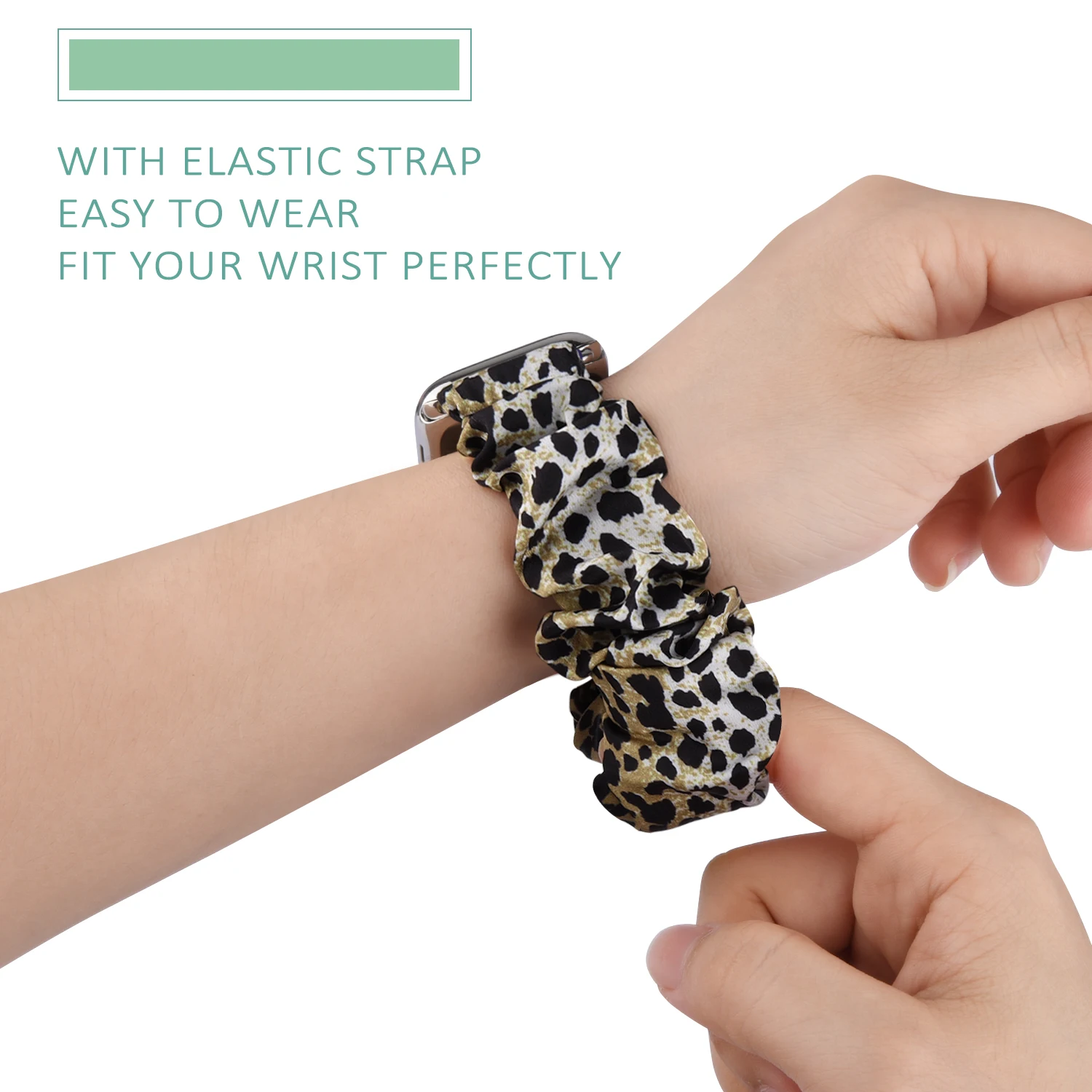 10pcs Elastic Scrunchie Strap For Apple Watch Series Ultra 49mm 8 7 SE 6 5 4 3 2 1 Band For iWatch 38mm 42mm 40mm 44mm 41mm 45mm