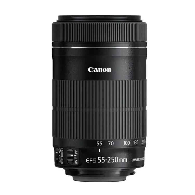 

New Lens for Canon EF-S 55-250mm f/4-5.6 is Image Telephoto Lens EFS 55-250mm f/4-5.6 IS lens for Canon camera