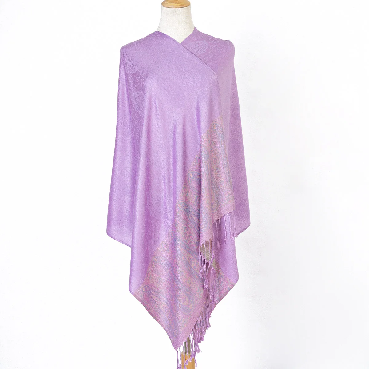 Модный женский шелковый шарф Роскошная атласная шаль пашминовый