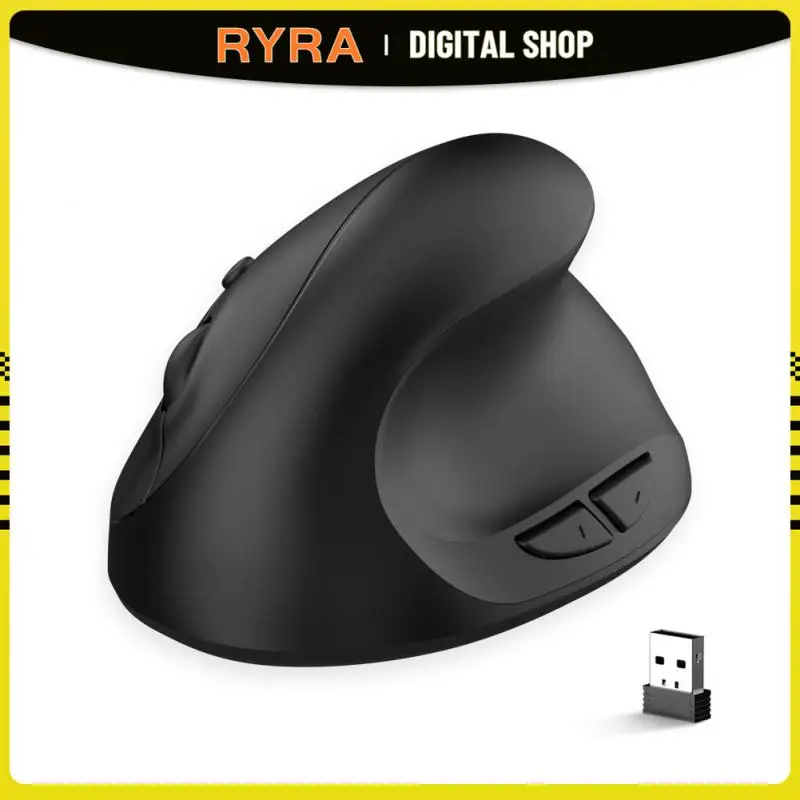 

RYRA 2.4G Wireless Vertical Mouse Ergonomic USB Mouse 2400DPI Office Mice 6D Mini Silent Gamer Mause For Computer Laptop PC
