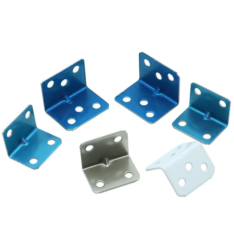 

10PCS L Shape Bracket Metal Corner Shelf Support For Wood Shelves Stainless Steel Fastener Connector Fitting Furniture Hardware