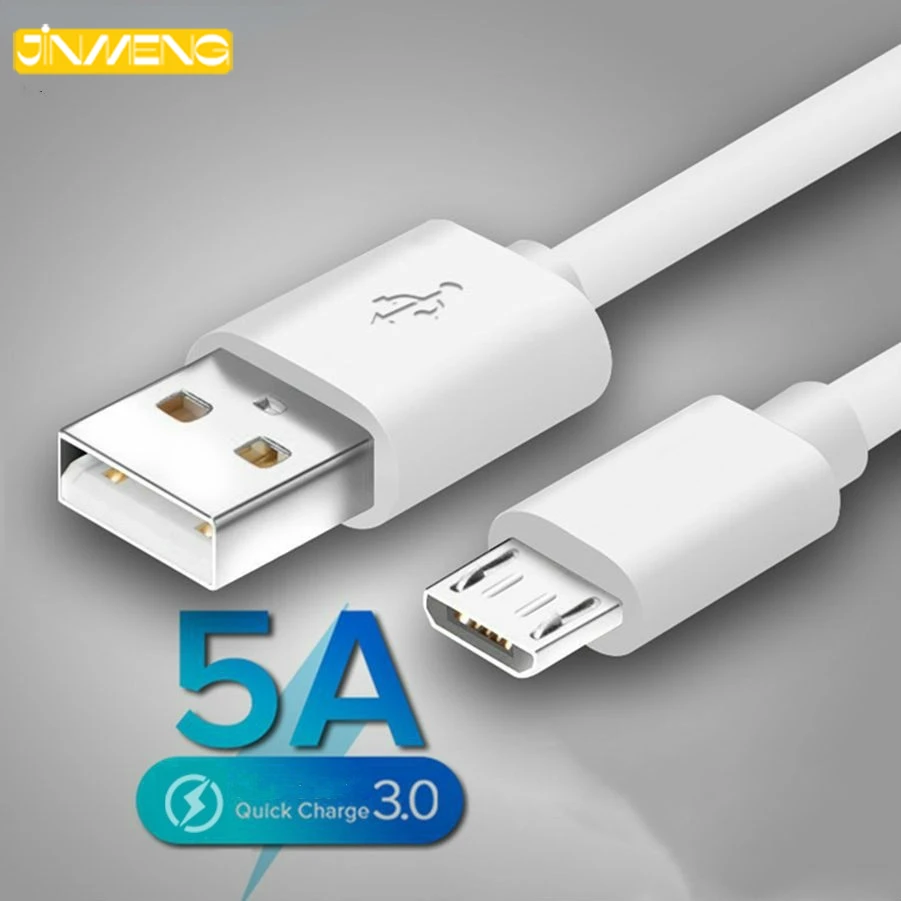 

10Pcs/5A Micro USB Cable1m Data Sync Fast Charging Wire For Samsung S7Huawei Xiaomi Note Tablet Android USB Phone Charger Cables