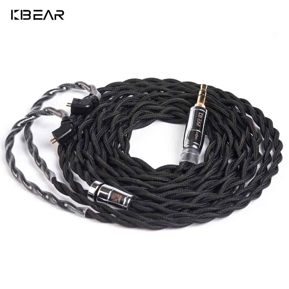 

KBEAR Replacement Cable QDC/TFZ/2Pin/MMCX Earphone Line 2.5/3.5/4.4mm Wire For BLON Moondrop KZ TRN TANGZU Kinera BQEYZ SeeAudio