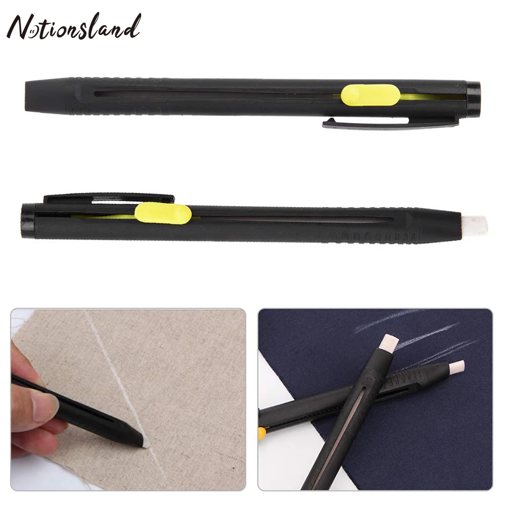 Tailors Chalk Pen Sewing Embroidery Pen Dressmakers Marking Sewing Fabric Cloth Scratching Cutting Pulling Pen Leather Draw Pen