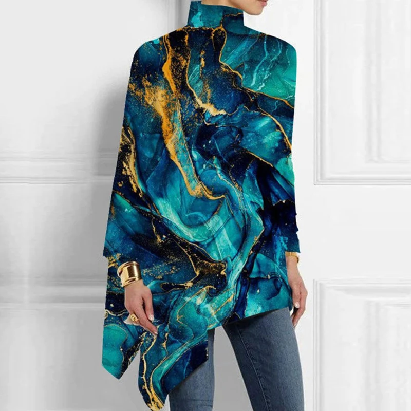 

Женская Винтажная футболка с рукавом «летучая мышь» и принтом