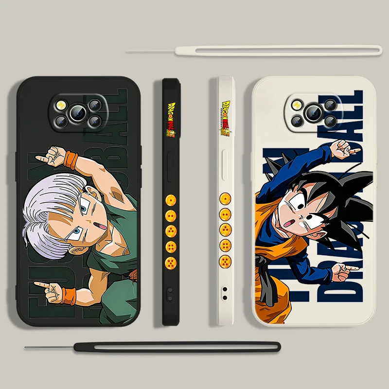 Чехол D-Dragon Balls Для Xiaomi Poco Cover For X4 X3 F4 NFC M6 M5 M4 M3 GT S Pro 4G