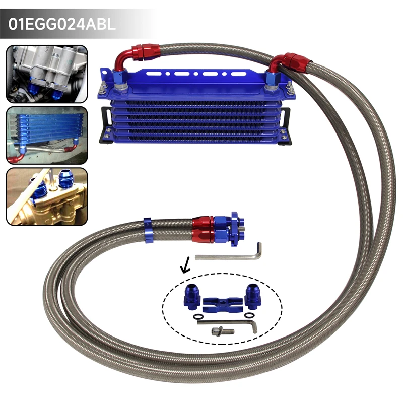

Комплект масляного радиатора AN10 7Row подходит для BMW E82 135i;E36 M3-Euro;E46 M3;E90 E92 E93 335i черный/синий