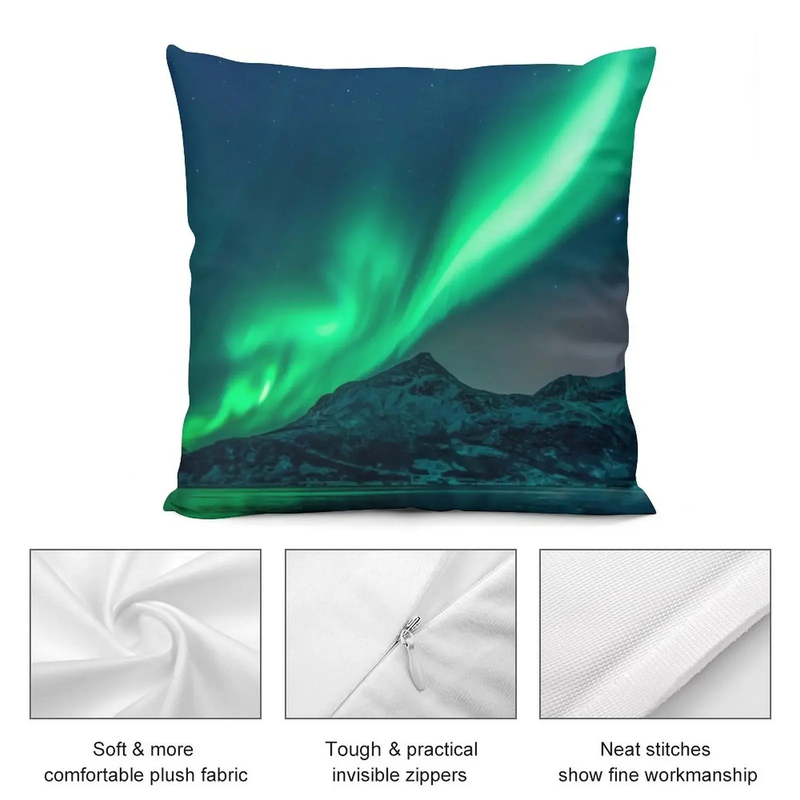 Аврора Бореалис (Северное сияние) Декоративная подушка Осенние украшения Чехлы
