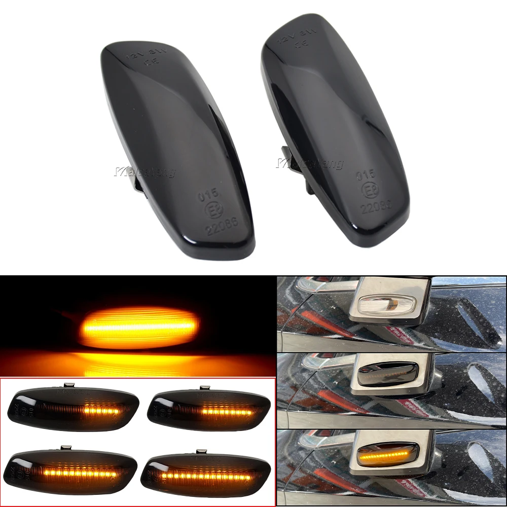 

Dynamic LED Side Marker Lights for Citroen C3 C4 C5 DS3 DS4 for Peugeot 207 308 12V Flowing Turn Signal Light Blinker