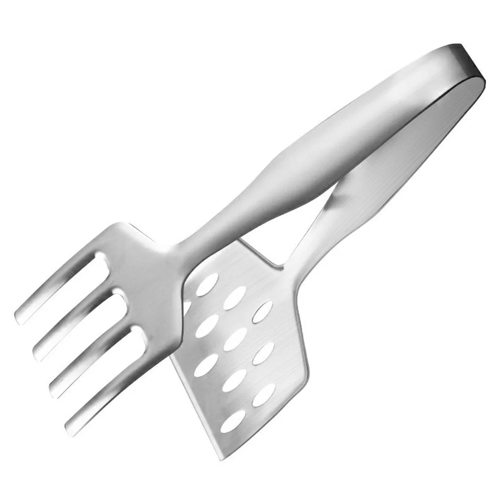 

Tongs Tong Serving Kitchen Stainless Steel Buffet Ice Clamp Barbecue Clipmetal Steak Cooking Salad Bread Clips Catering Bbq Non