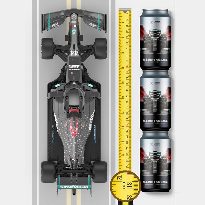 Игрушечные машинки на радиоуправлении Mercedes-AMG F1 W11 EQ модель гоночной команды