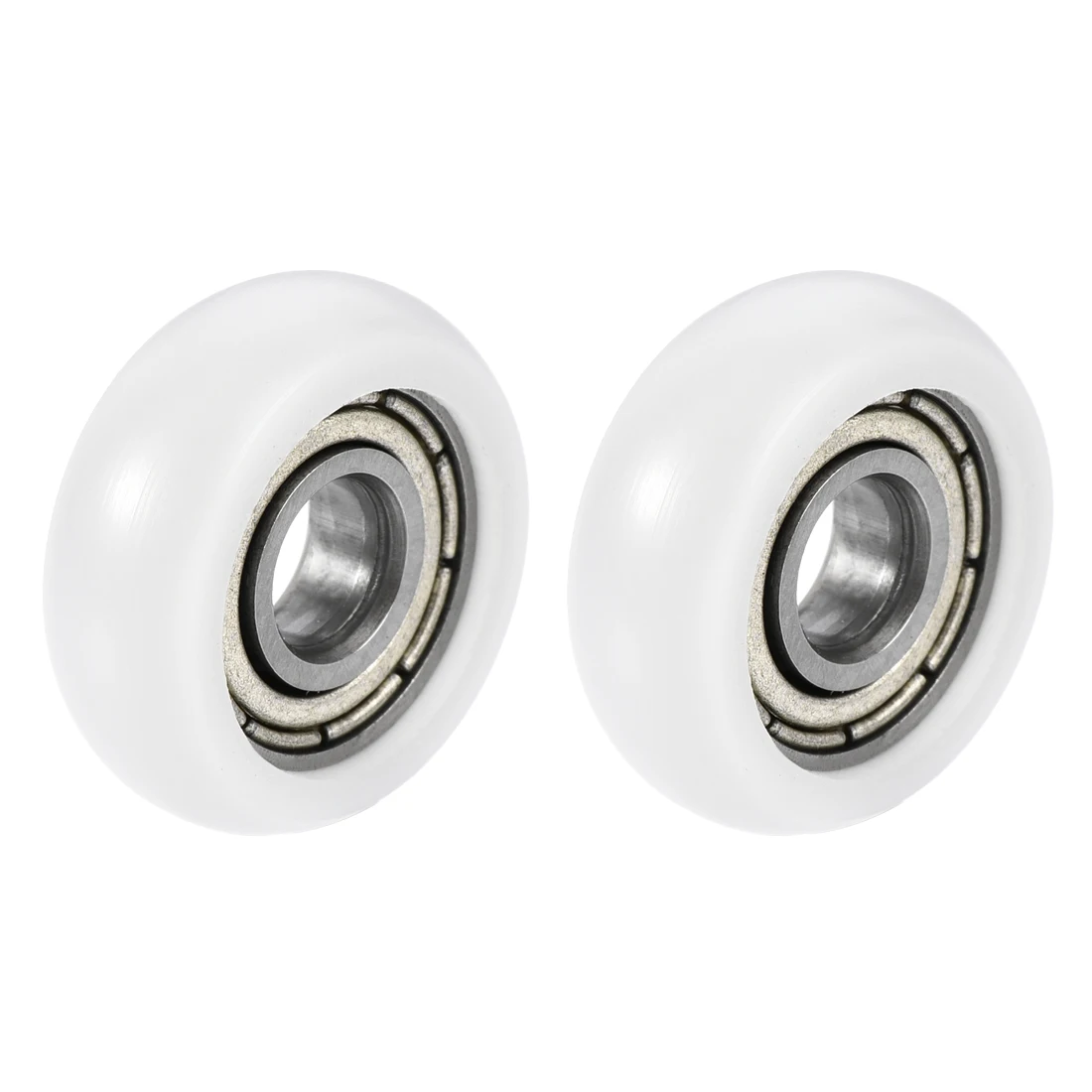 

Uxcell Ball Bearing Guide Pulley Roller Round Wheel 5x17x6mm Double Metal Shielded (GCr15) Chrome Steel Bearings 2pcs