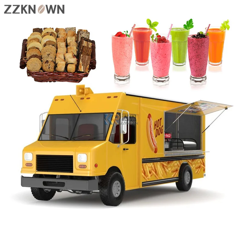 

With VIN Street BBQ Hot Dog Catering Trailer Mobile Outdoor Pizza Fast Food Vending Truck Concession Bakery Cart With Sinks