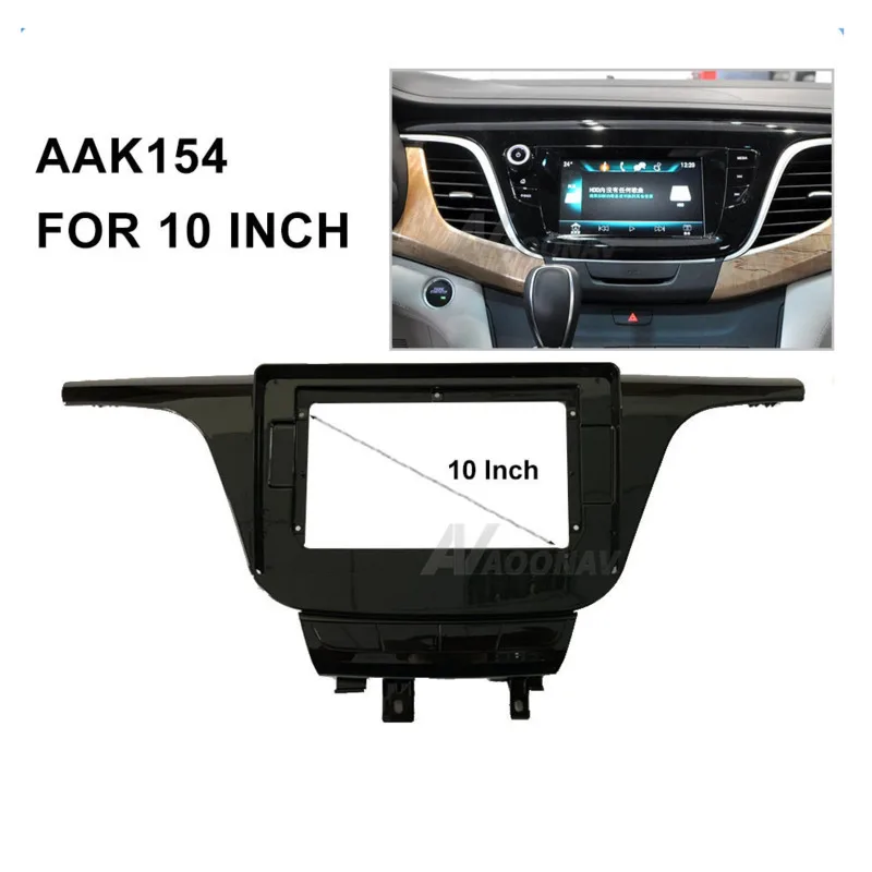 

10 дюймовая Автомобильная аудиорамка GPS-навигационная панель рамка приборная панель для Buick GL8 2017 DVD-плеера модернизированное крепление объемная отделка