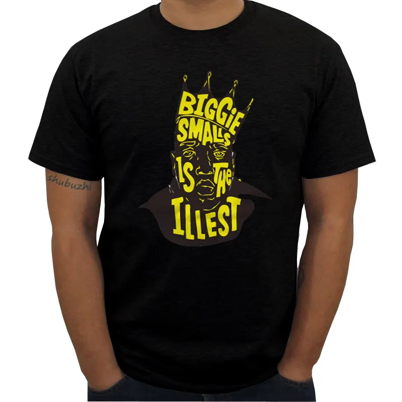 

Mens t shirt Biggie Smalls Notorious B.I.G. Crown Short Sleeve Casual T-Shirts Men hip new brand tops free shipping