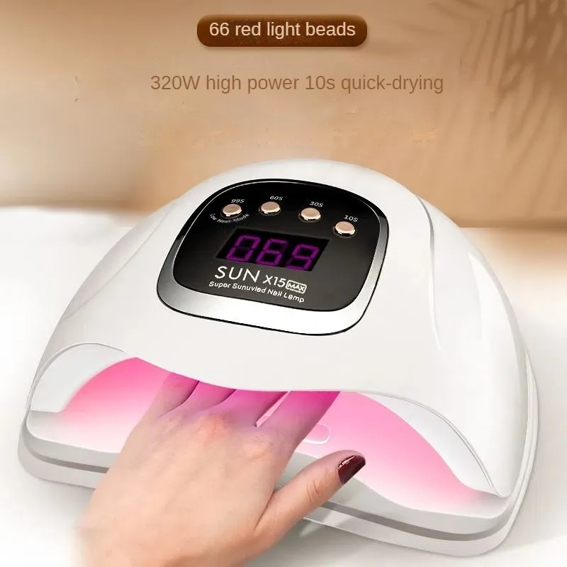 

300W Professional Nail Dryer Lamp For Manicure Powerful UV Gel Nail Lamp 66 LEDs Automatic Sensing Gel Polish Drying Lamp