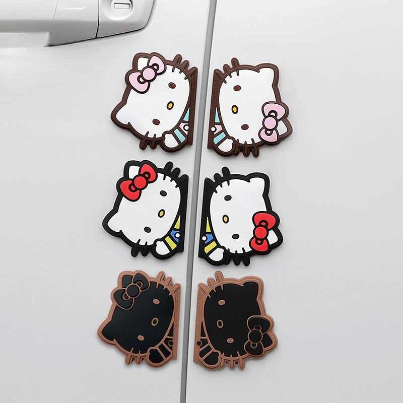 

Hello kitty Automobile Anti-Collision Bars Silicone Car Anti-Collision Sticker Scratch-Resistant Anti-Scratch Strip