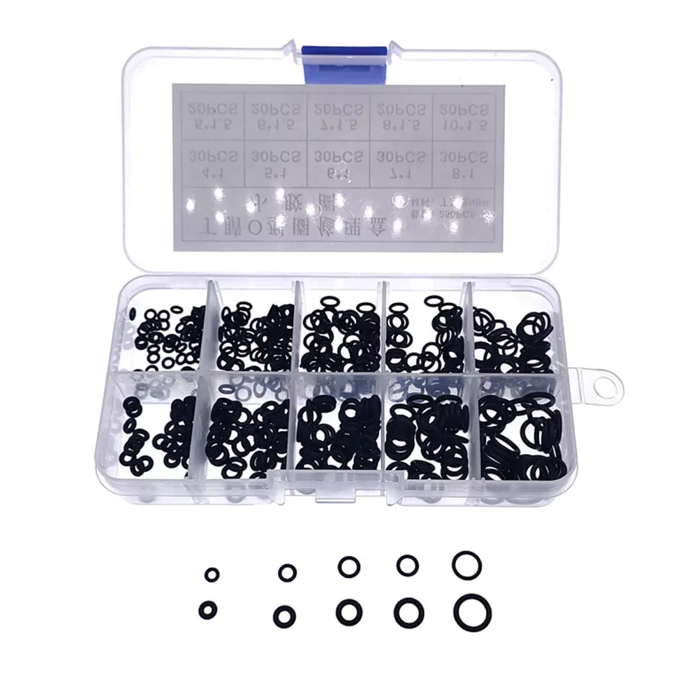 

Box O-Ring Gasket Sealing Ring O Rings Rubber repair Kit Set Faucet Sealing Valve Waterproof Machine Oil-resistant Gasket Kit