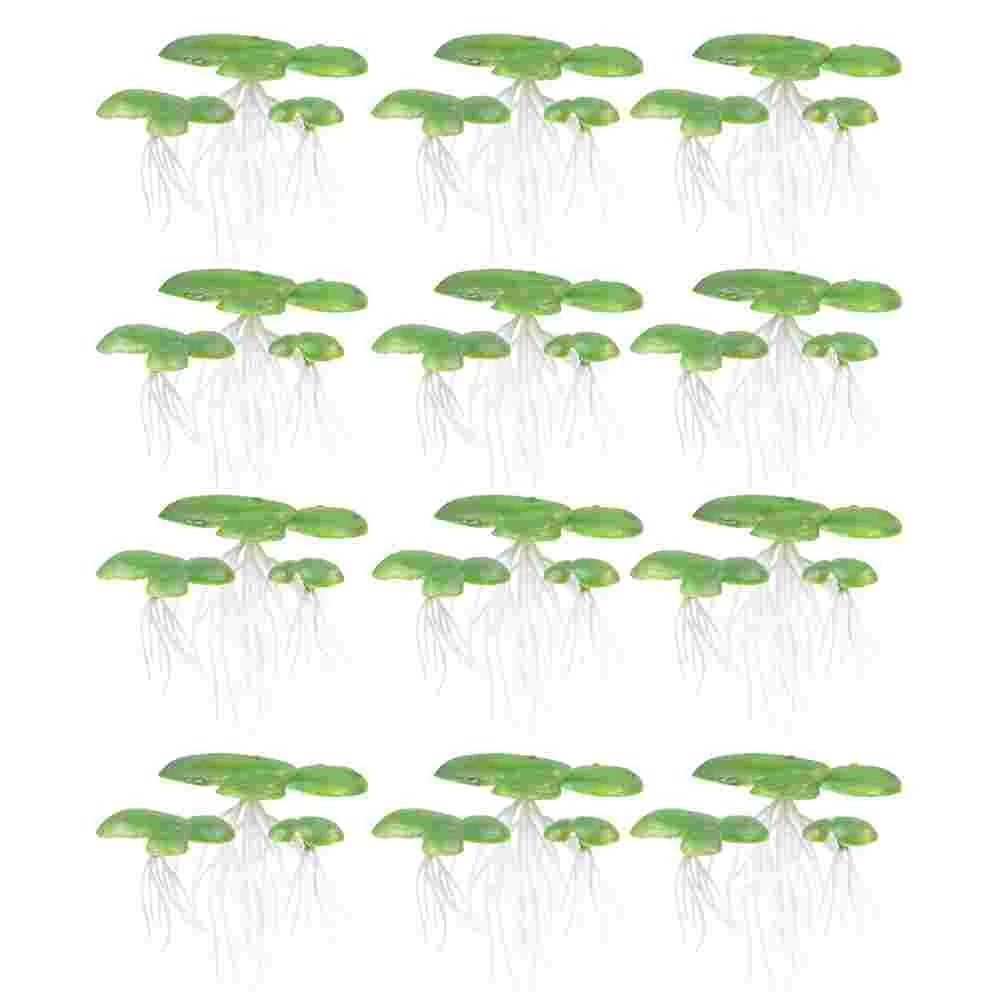 

36PCS Artificial Aquarium Water Tank Floating Water Grass Decor for Home Outdoor Patio Pond