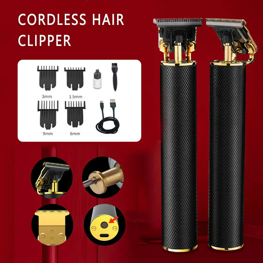 

Cordless Hair Trimmer professional Hair Clipper for Men beard grooming Haircut Machine Barber pro precision blade