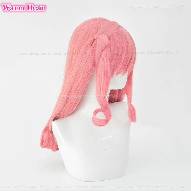 Искусственный парик для косплея искусственного аниме 60 см длинные розовые