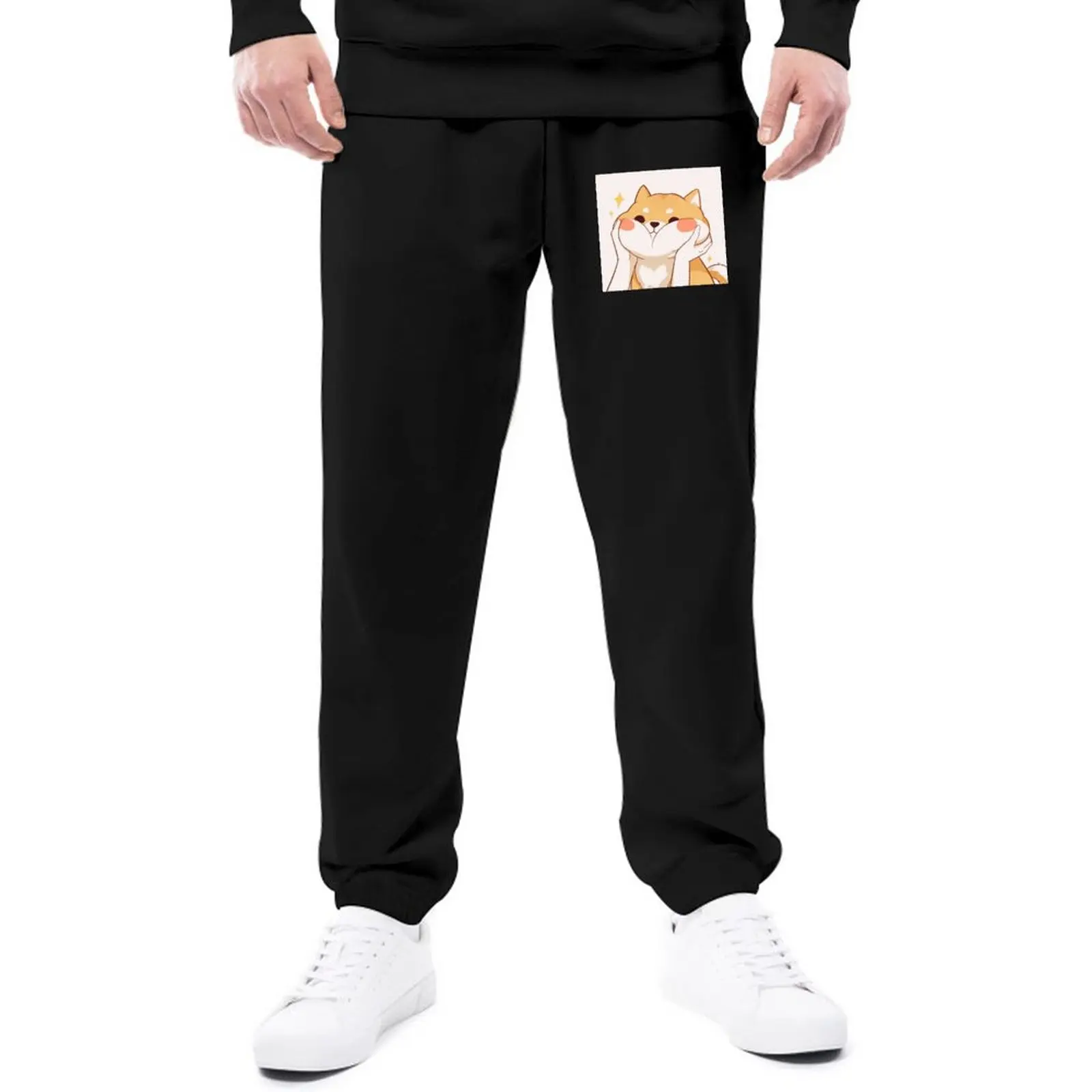 

Брюки мужские спортивные в стиле хиппи, с принтом