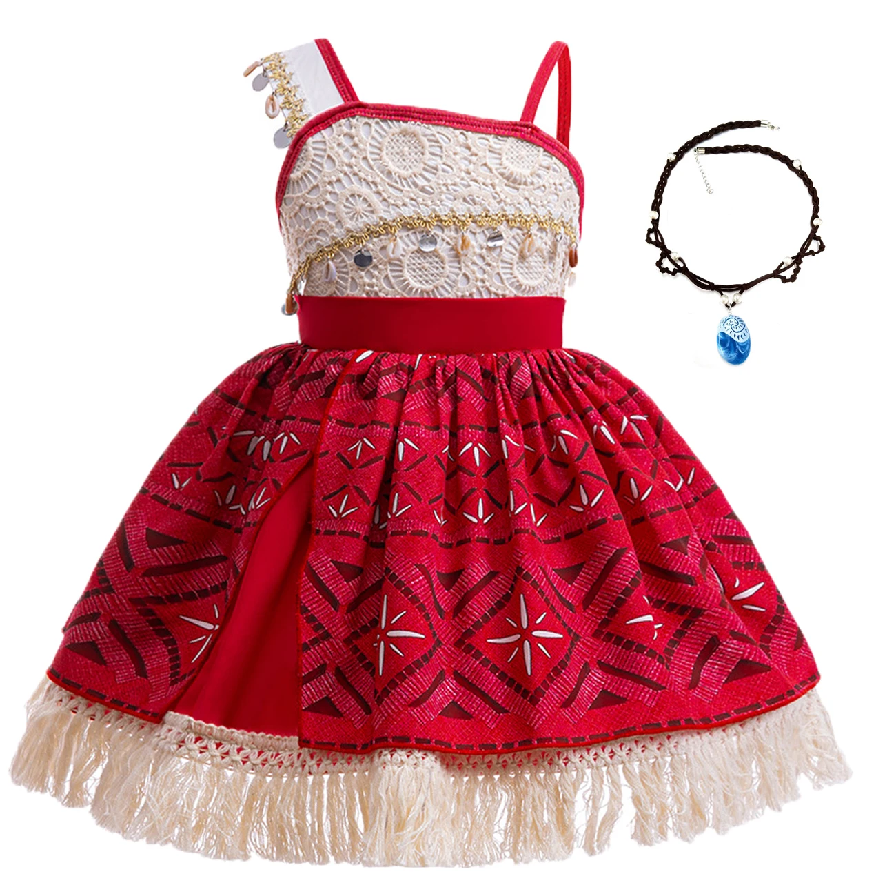 Новое платье для девочек Moana 2 костюм вечеринки на Хэллоуин нарядная одежда