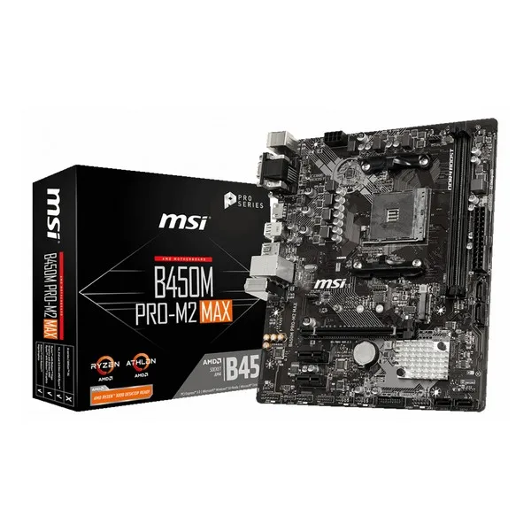 Материнская плата MSI B450M PRO M2 Max mATX DDR4 AM4|Материнские платы для ноутбуков| |
