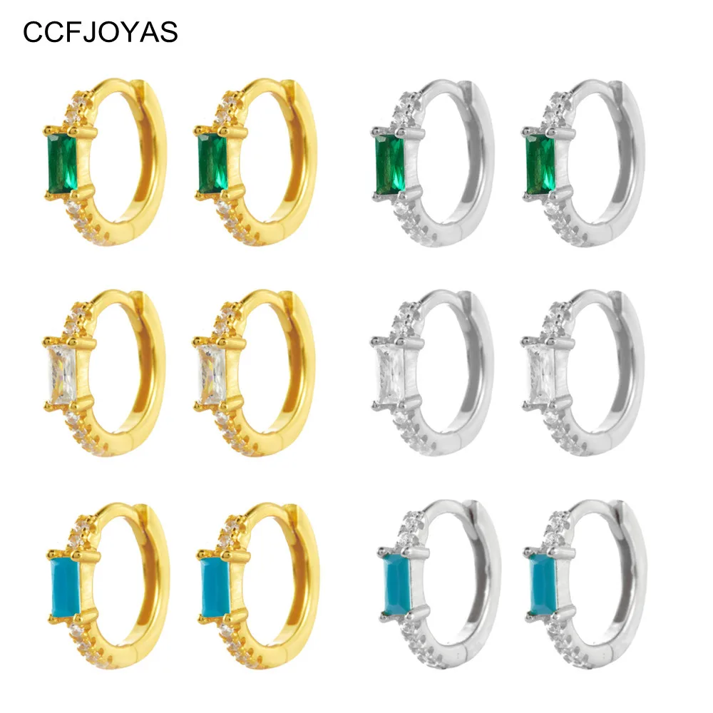 Женские прямоугольные серьги