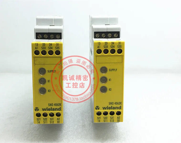 

SNO 4062K Оригинальное немецкое реле безопасности Wieland SNO 4062K
