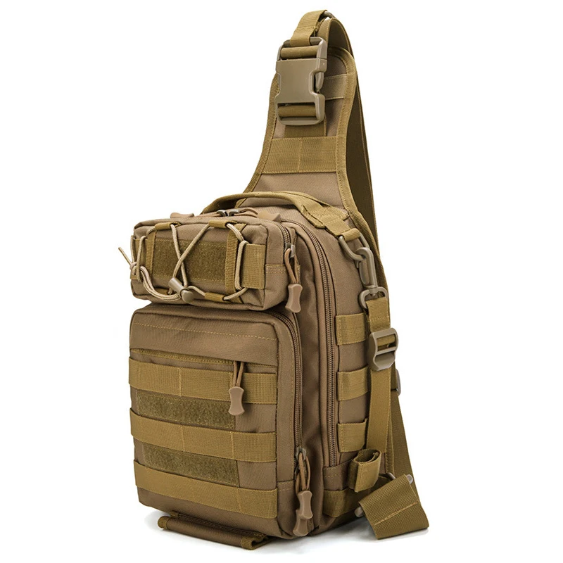 Fishing Climbing Chest Bag Outdoor Tactics Military Multifunction Shoulder Backpack Rucksacks Bag for Sport Molle System Bag