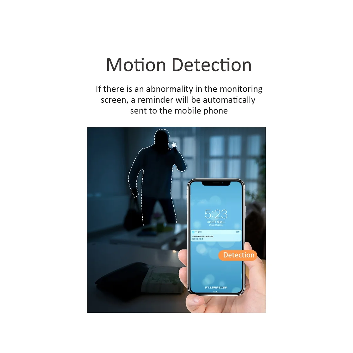 

Mini WiFi Camera HD 1080P with Night Vision and Motion Detection,Nanny Surveillance Cam with Phone App Home Office B