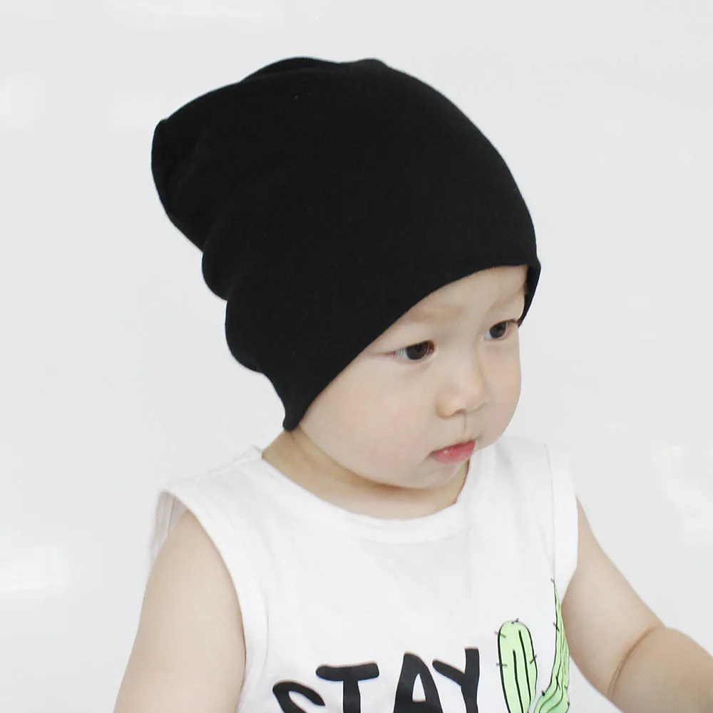 

Новые детские шапки, детская вязаная шапка, детская монохромная осенне-зимняя пуловер и шапка для детей, оптовая продажа