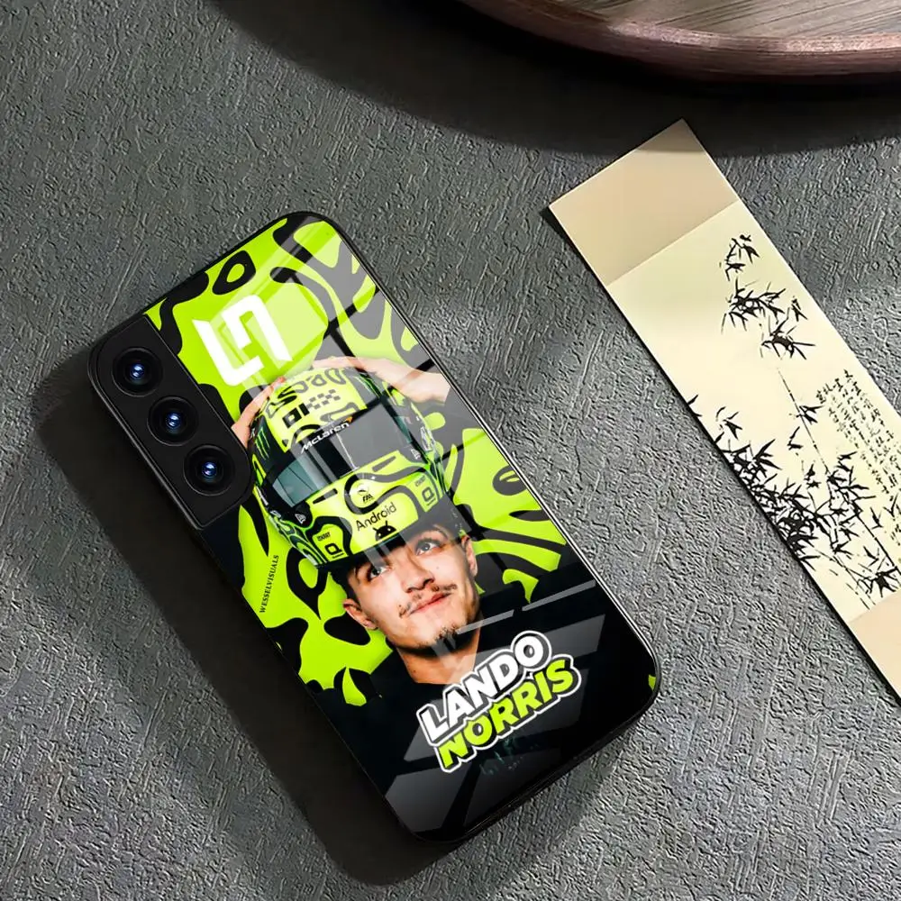Чехол для телефона F1 Formula 1 L-Lando Norris Be Pretty Samsung S 24 Ultra Plus 23 22 21 20 A 16 34 54 53 Note20 M New 2024 Glas