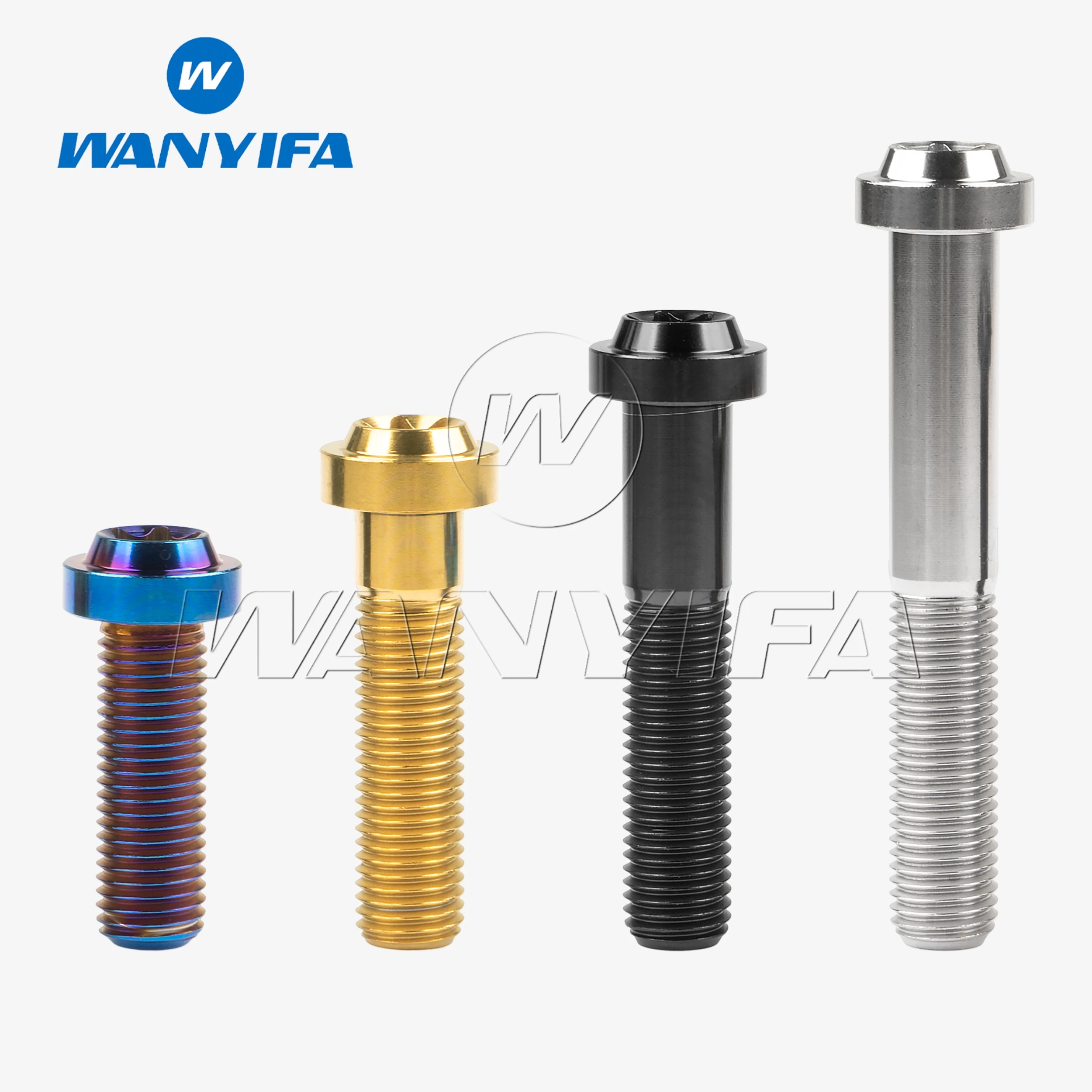 Фото Титановый болт Wanyifa Ti M10x20/25/30/35/40/50/60/65 мм T50, винты с головкой Torx для мотоциклов, аксессуары для модернизации автомобиля №1