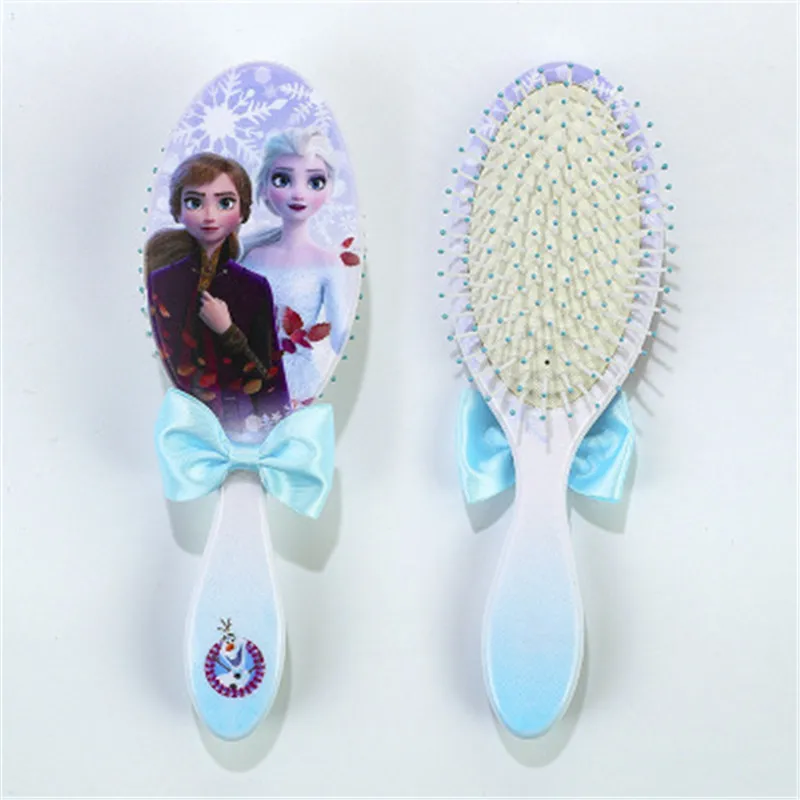 Disney Frozen Comb for Girls Princess Minnie Mouse Hair Brushes Hair Care Baby Girl Care Mickey Children's gift Hair Comb Toys images - 6