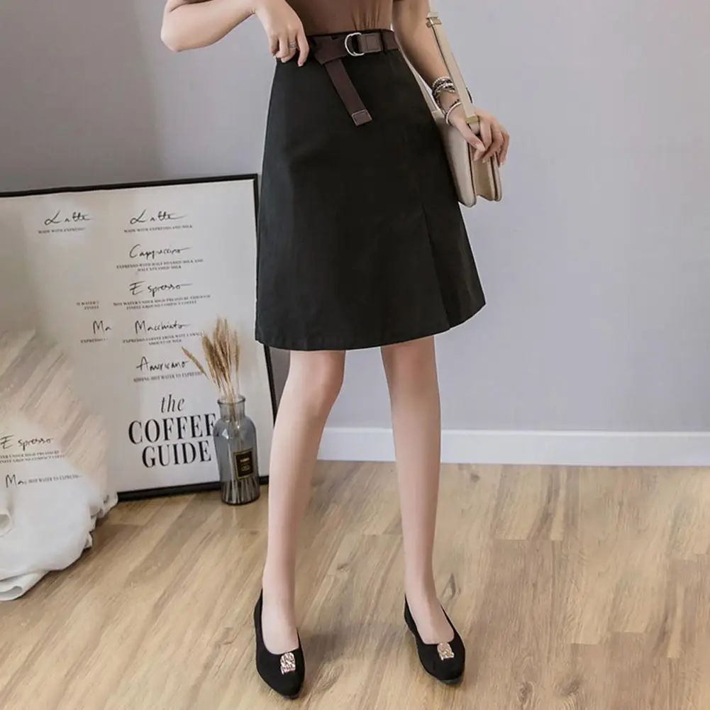 

Stylish Single Color Ladies Girls Short Skirt Breathable Women Short Skirt Ladies Girls Solid Summer Skirt Dating Wear