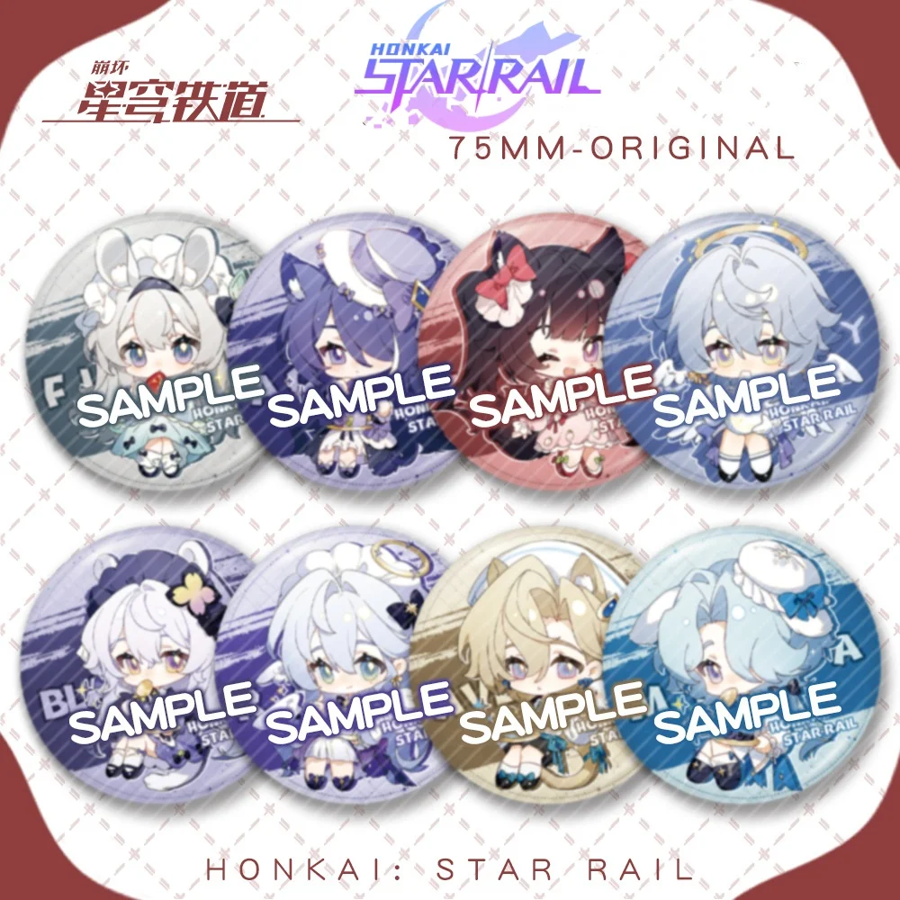 Лазерная брошь Honkai в виде космонавта