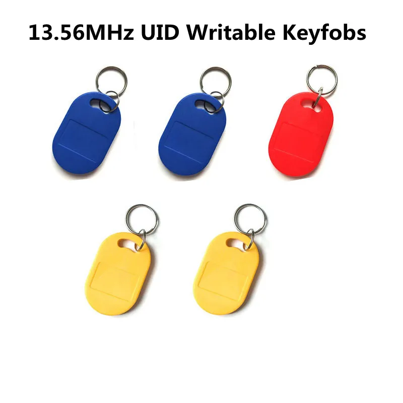 

5/10pcs UID Block 0 Rewritable Writable 13.56MHz RFID Tag Key Fob Clone Card Tags Copy Cards Keychain Keyfob