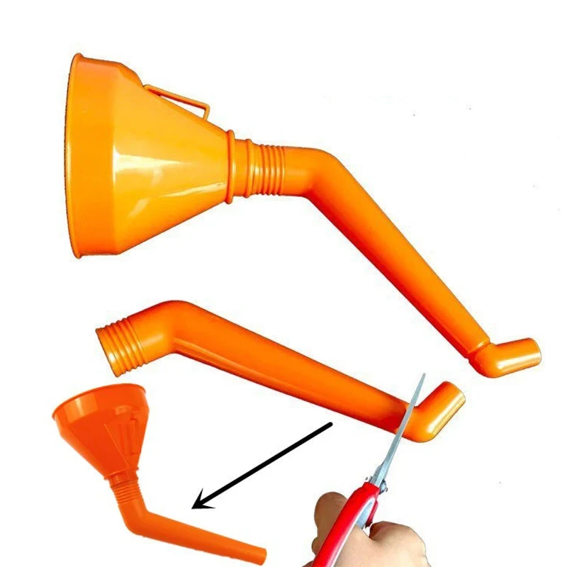 Топливная воронка для автомобиля и мотоцикла с сетчатым фильтром 130 мм топливный