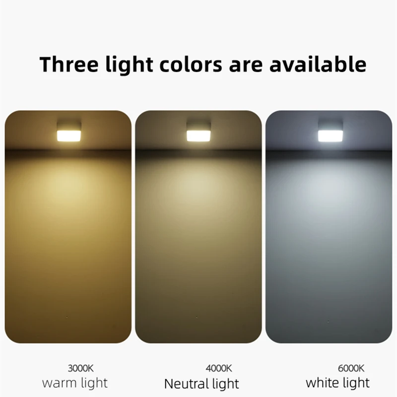 $18.33 1PCS Black Light White Light Surface Mount LED Panel Bulb Round Square 16w 24w 30w LED Ceiling Light Down Light AC110v-220V