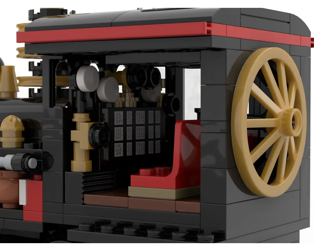 880 шт. MOC Назад в будущее Jules Verne Time Train модель креативные идеи детские игрушки