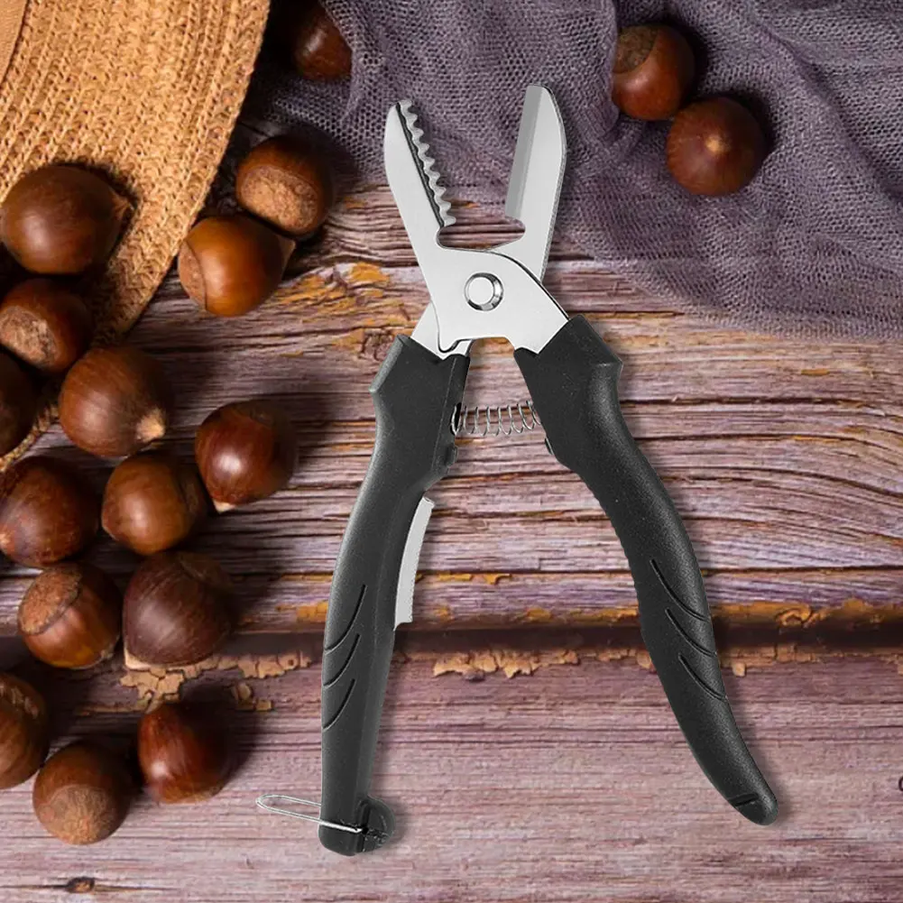 2 шт. инструмент для крекерки каштанов из нержавеющей стали ножницы резак