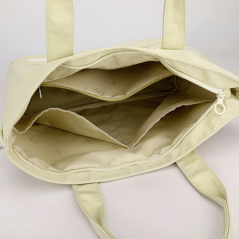 Simple Women's Bag Tote Bag Large Capacity Handbag Fashion Lady Shoulder Bag Messenger Bag Top-Handle Nylon Tote Crossbody Bags