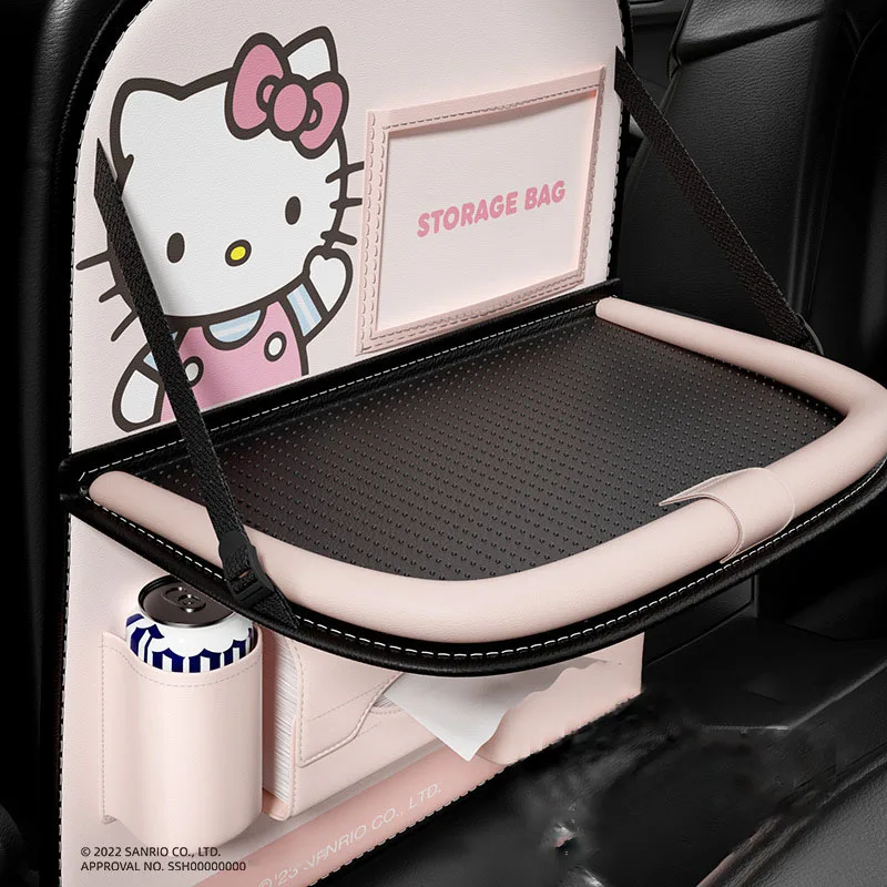 Sanrio автомобильное сиденье стол для хранения обеденный полка ящик мультфильм Hello