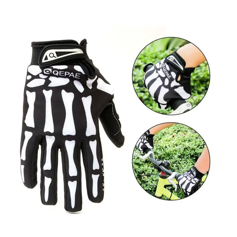 

Skull Rose Motocross Riding Gloves MTB Off-Road Mountain Bike Guantes Motorcycle Hard Shell Gloves Outdoor Sport ciclismo