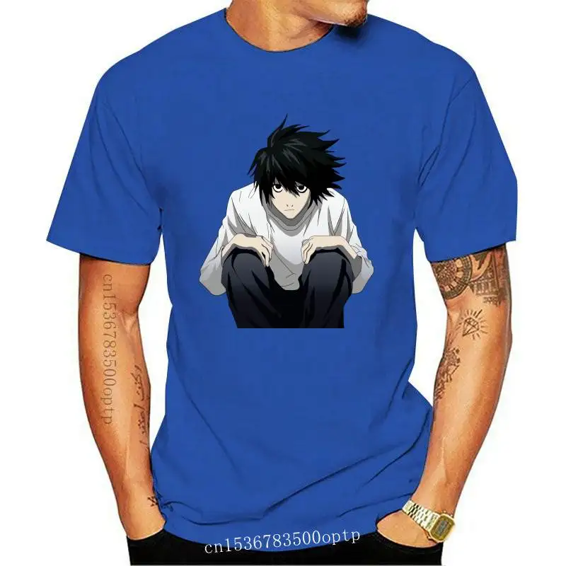 Fashion New Death Note Yagami Light And L T Shirt Men Women Printed T-Shirt Casual Japanese Style Tshirt Hipster Cool Tops |