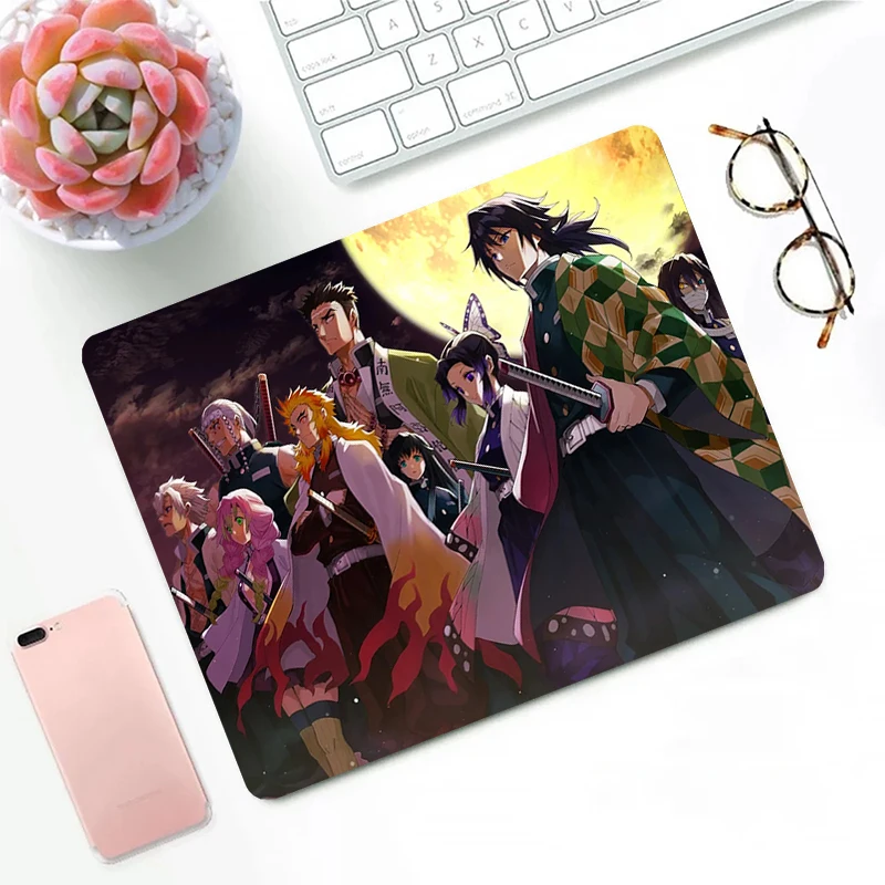 Demon Slayer Small Anime Mouse Pad Kawaii Cheap Gaming Keyboard Accessories Cute Mousepad Pc Deskmat Be Belling Well Mouse Mat